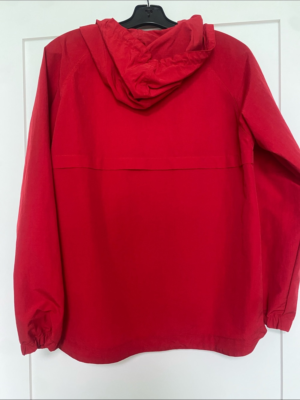 Vintage Polo Jeans Co. Red Pullover Windbreaker Hoodie Size Small EUC - Picture 3 of 4